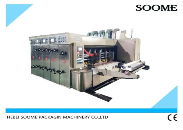 Automatic Digital 3 Color Flexo Printing Machine For Corrugated Carton Box