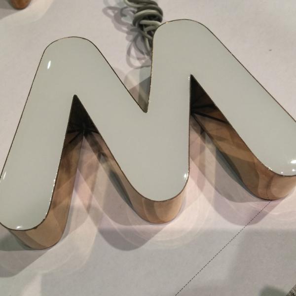 Led Backlit letters acrylic letter dispenser
