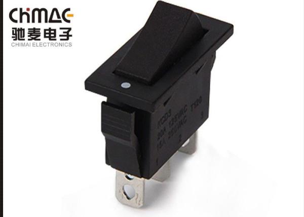 5 Pins 10a Electrical Rocker Switches With Orange Led Brass Strip Kcd3