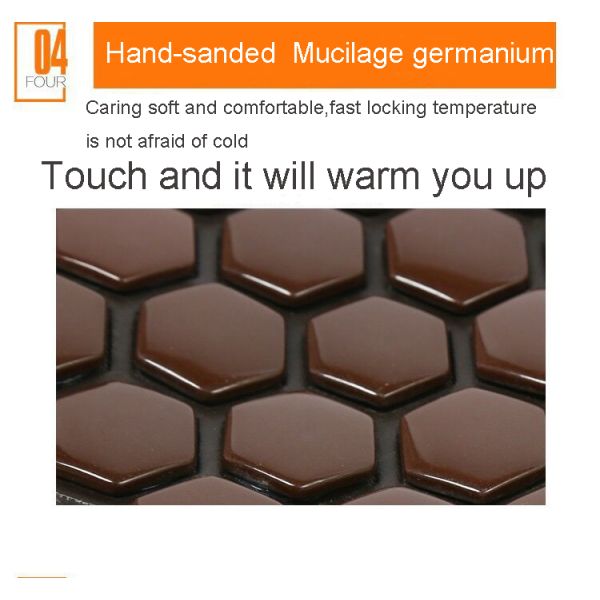 Infrared Thermal Therapy Jade Tourmaline Heating Belt with Musical Function and Anion Therapeutic Bio Healing
