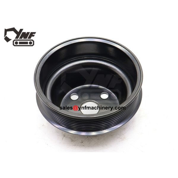 YNF17304 Pulley 3914458 for Komatsu 6D102 Engine (4-Hole, 8-Groove)
