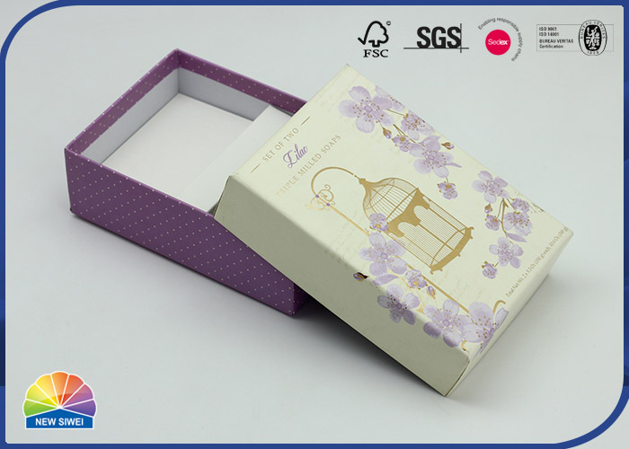 2PC Setup Paper Gift Box Gold Reflected Paper Box Present Storage
