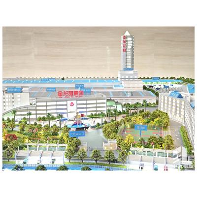 Industrial Park Models Architectural 1:150 Factory Scale Model With Infrastructure