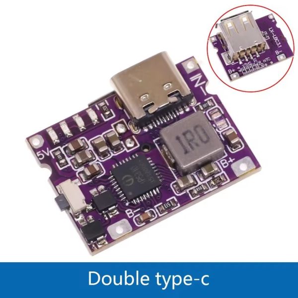 IP5310 Step-Up Power Module Type-C USB Boost Converter 5V 4.2V 3A Lithium Battery Charging Board with LED Indicator