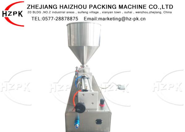 Durable Semi Automatic Paste Filling Machine 1000-5000ml Easy Operating
