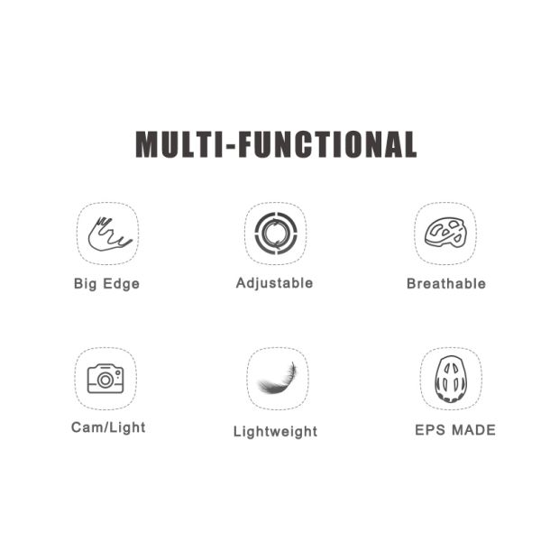 Breathable MTB Mountain Bike Helmet 415g EPS Material 8-15 Air Vents