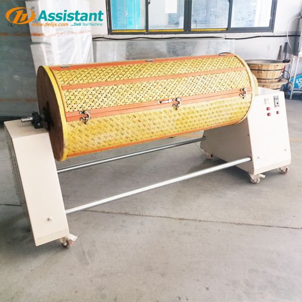 32 KG Oolong Tea Shaking Drum Machine Speed Regulating Bamboo Cage Shaker DL-6CYQT-6015