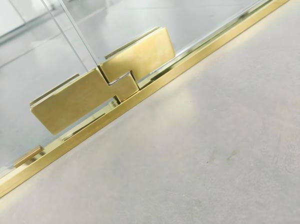 Casting Brass Shower Door Hinges High Precision Erosion Resistant