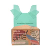 Sacs à ordures compostables non toxiques avec boîte de distributeur