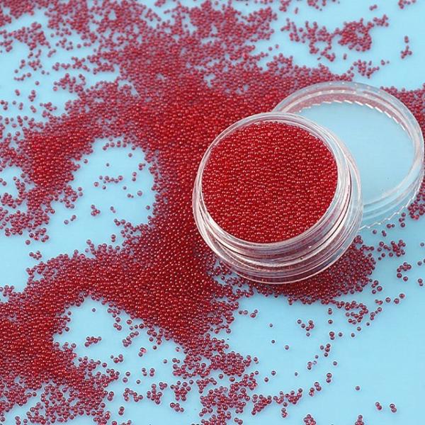 DIY Nail Art Essential Transparent Round Glass Bead Plastic ABS PET for Glass Ball Fillers and Artificial Flower Models