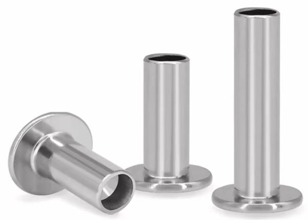 Rivets tubulares de aço inoxidável de 3 mm, 4 mm e 6 mm SUS304 316 316L