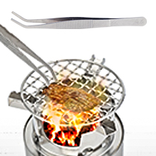 Mini Portable Wood Burning Stove, Camping Stove Foldable Stainless Steel Backpacking Cookware Rocket Stove