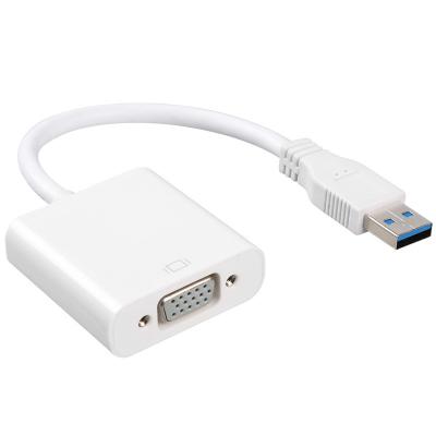 Cabo conversor de adaptador USB 3.0 para VGA de 20 cm com chipset