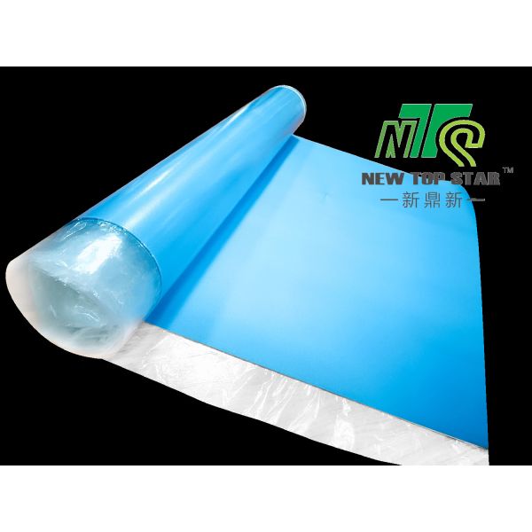 Anti Slip Acoustic Floor Underlayment 33KGS/M3 Blue IXPE Underfloor Heating Carpet Underlay