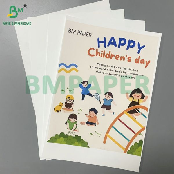 Desktop Printable A3 A4 Size Fabric Paper With One Side Coated 0.2mm Thickness