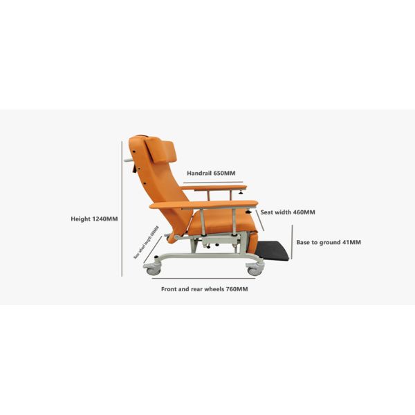 Multifunctional Safety Equipment Semi-Paralyzed Transfer Lift Chair With Adjustable Backrest