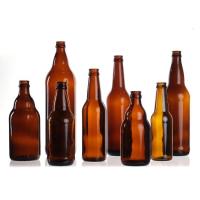 Ventes en gros de bouteilles vides 330ml 33cl 12oz de soude ou de jus de bière claire avec couvercle