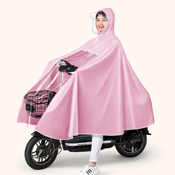 Daily Products Electric Car RAINWEAR Non-Disposable One-Piece Raincoat PVC Color Poncho