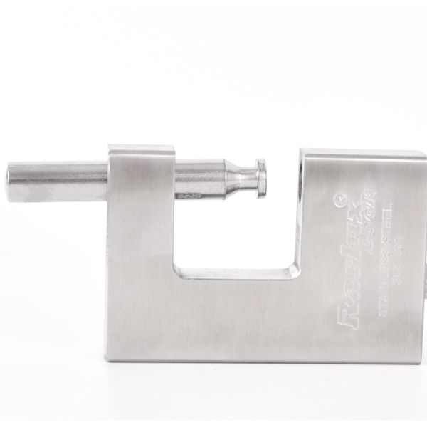 Rarlux Top Security European Heavy Duty Stainless Steel Padlock Top Security Rectangular Padlock