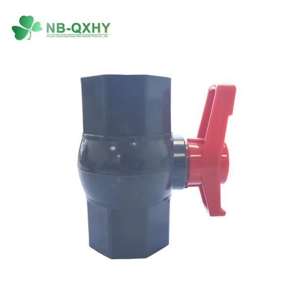 High Pressure DIN Valve Octagonal Ball Valve Threaded PVC Valve with Strong Carton
