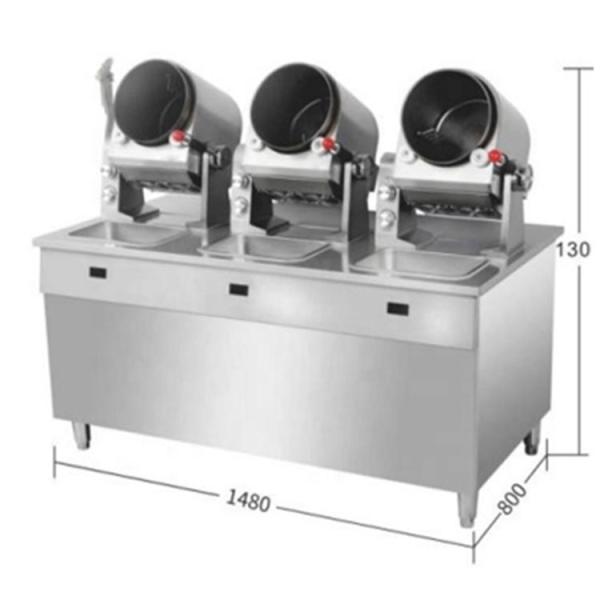 Cuisinière à frire automatique commerciale