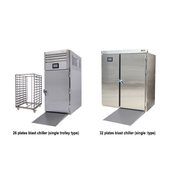 Congelador de alta velocidad de un solo tranvía Comercial 26 bandejas 32 bandejas Congelador de alta velocidad