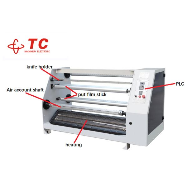TC  Multifunctional Woodworking Machinery Plastic Film Slitting Rewinding Machine