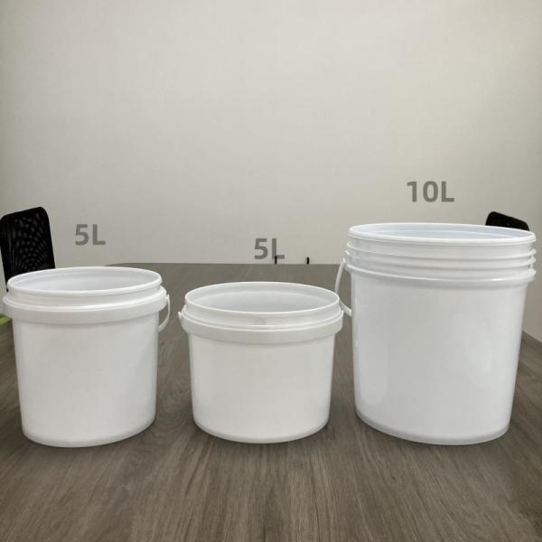 Polypropylene 4L 5L 8L 10L 15L 18L Food Grade Plastic Bucket with Heat Transfer Printing