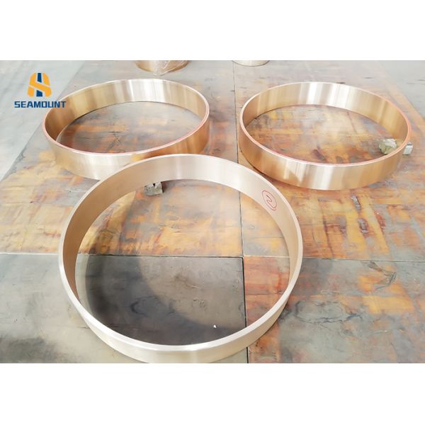 Centrifugal Casting Bronze Sleeve Bearings High Load Capacity