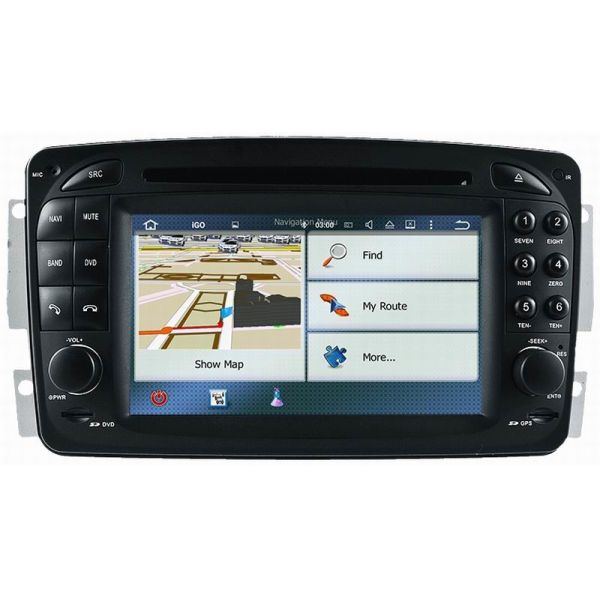 Ouchuangbo 6.2 inch digital screen car audio multimedia android 7.1 for Mercedes Benz CLK-C208 W208(1996-2008)