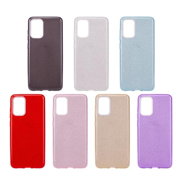 Dual Layers Shockproof Phone Cases Glitter Anti Drop For Samsung Galaxy S20