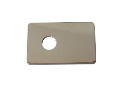 168 x 107mm Stainless Steel Faceplate OEM Polished Surface for Sanitary