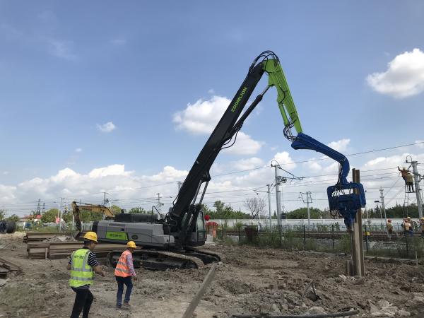 18m Sheet Pile Driving Machine Hammer  Quick Converting Operation