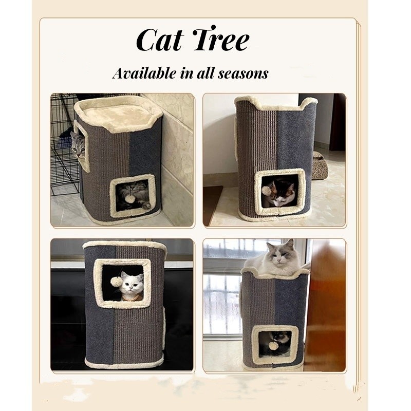 Pet Supplies Cat Toy and Cat Tree with Cat Tunnel 15.000kg Package Gross Weight