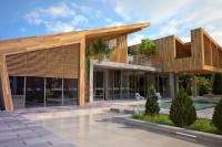 La estructura de acero ligera de madera adorna, los hogares prefabricados de la casa de planta baja, casas modulares