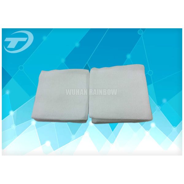 High Whiteness Sterile Cotton Wool Balls / Unfolded First Aid Gauze