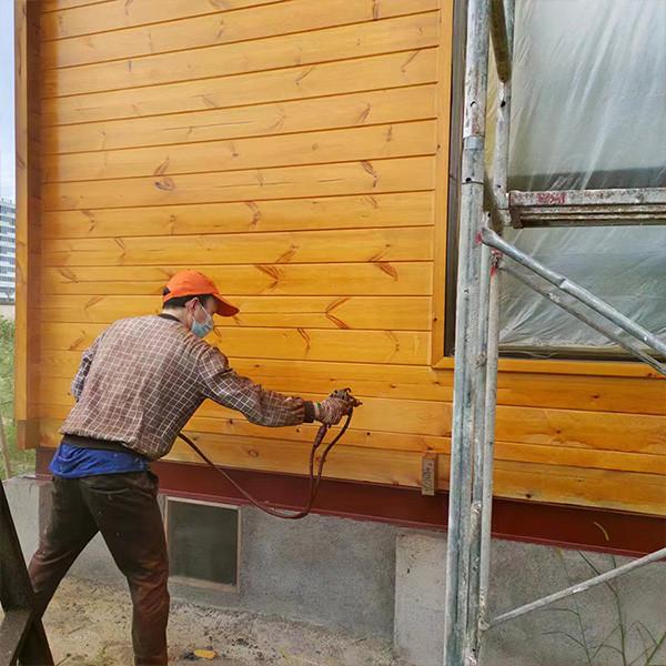 Outdoor Wood Products Protection Wooden House Renovation Water-based Paint Anti-yellowing