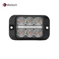 Luces estroboscópicas LED de advertencia de 12-24V IP67, luz estroboscópica para camión, carretilla elevadora, tractor, excavadora
