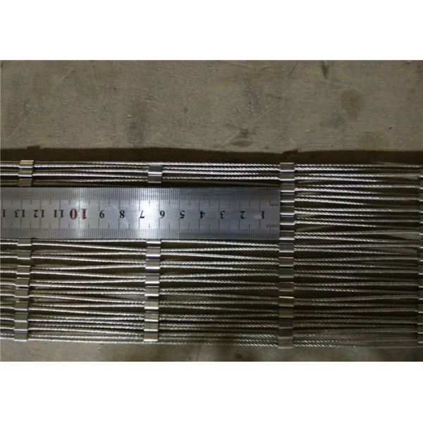 High Safety Stainless Steel Woven Wire Mesh Easy Installation Wear Resisting