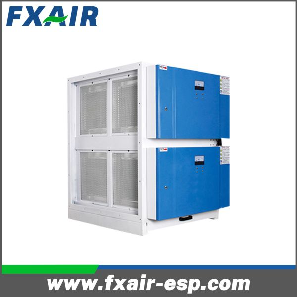 Commercial Ventilation Electrostatic Chimney Filter Restaurant Cooking Fume Extractor 98% Commercial Kitchen Oil Mist Collector Electrostatic Precipitator High Efficiency ESP Filter for Hotel Kitchen Grease