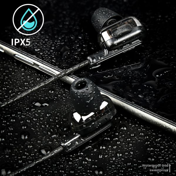 V5.0 True Stereo Gaming Sports Wireless Boat Neckband Bluetooth Earphones Headphone