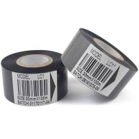 Ruban noir en plastique en feuille chaude 25 mm 30 mm 35 mm pour imprimante de date d'expiration