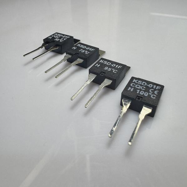 通常 閉じる オープン 温度制御 熱スイッチ バイメタル 温度調節器 KSD-01F 2A 250V 50C 75C 95C 100C