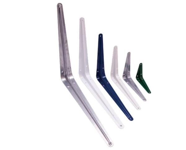 Metal Triangle Wall Shelf Brackets With Different Colors 3X4 - 16X18 Size