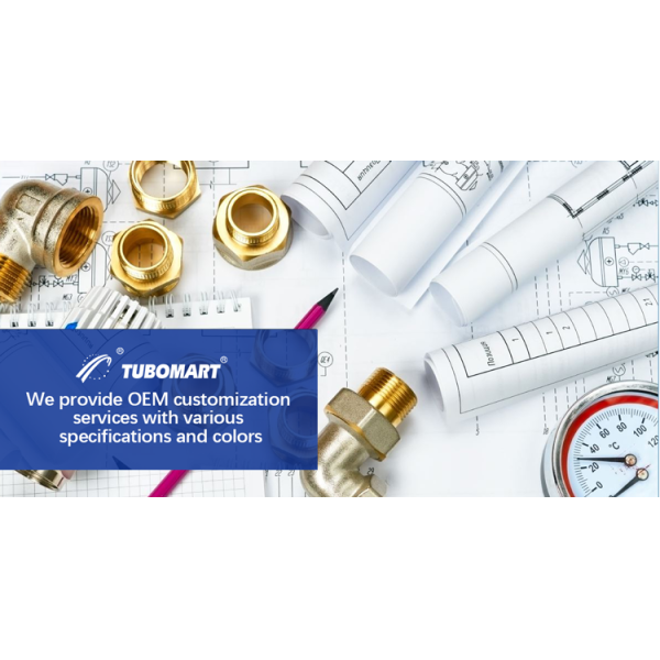 TUBOMART OEM Factory Good Quality Direct Double Female Brass Nipple Straight Female Reducer Water Piping Solutions