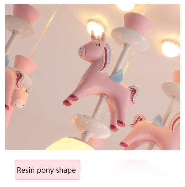 Children bedroom chandeliers modern ins merry-go-round boy girl room chandelier(WH-MA-136)