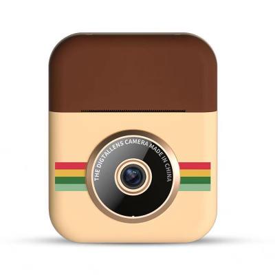 Petit appareil photo imprimable pour enfants Selfie numérique 1080P thermique