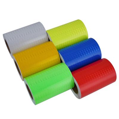 PVC Crystal Lattice Reflective Conspicuity Warning Tape for Safety Marking