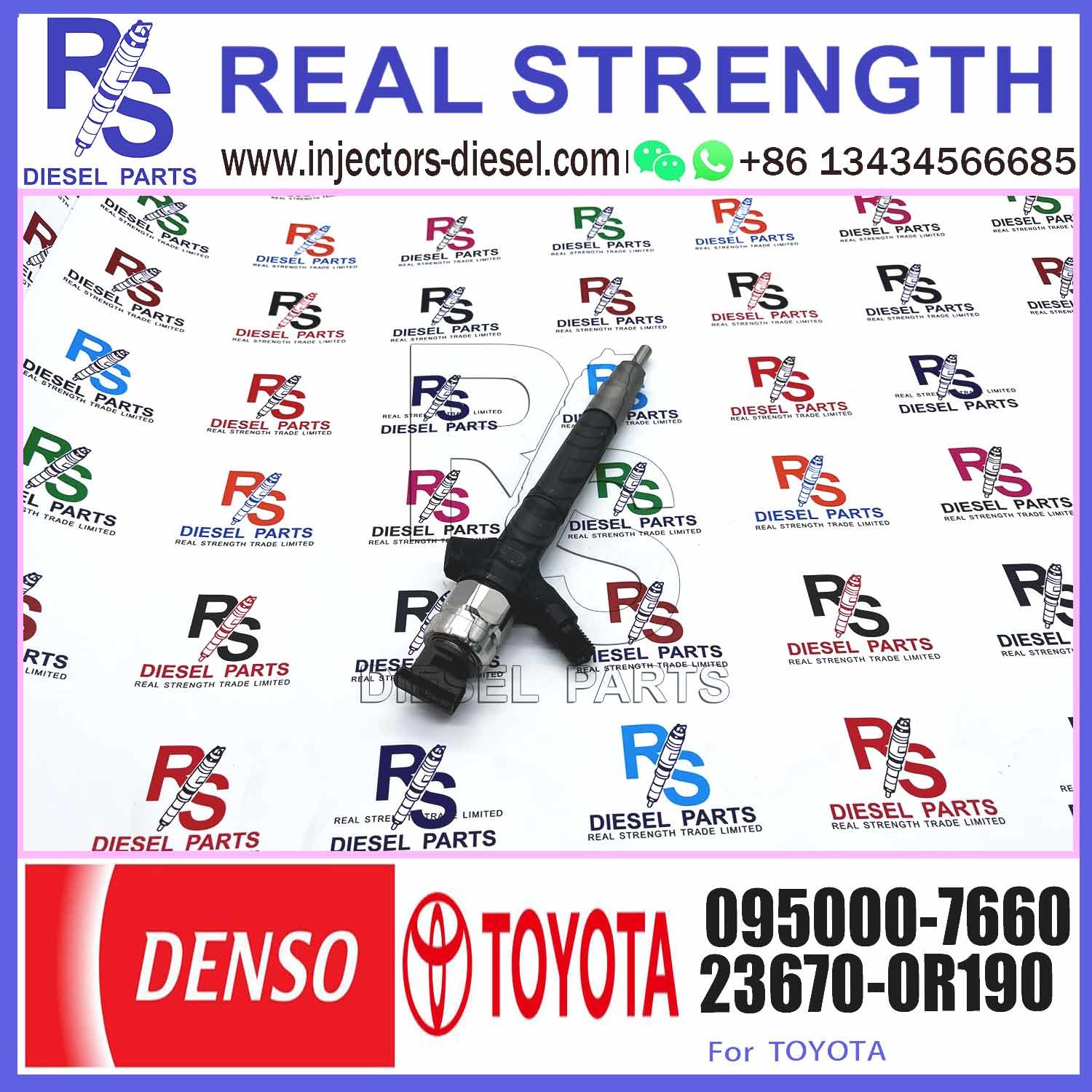 DENSO Hilux Дизельный инжектор 23670-0R030 23670-0R140 23670-0R190 095000-7670