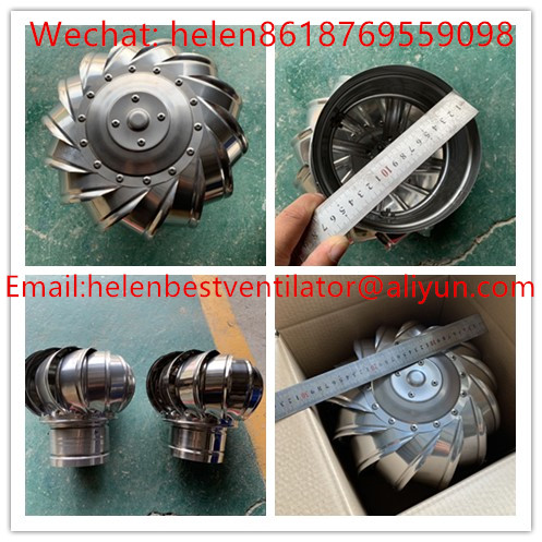 Produce LC-BEST 75mm to  LC-BEST 1500mm stainless steel No power roof turbine ventilation for factory, accept customzied